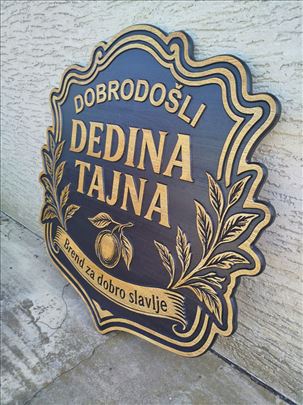 Drvene reklame za ugostiteljstvo