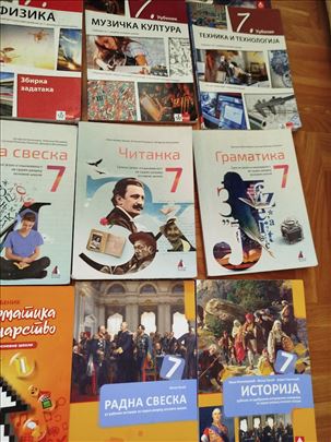 Polovni i novi udžbenici za 7 raz.OS