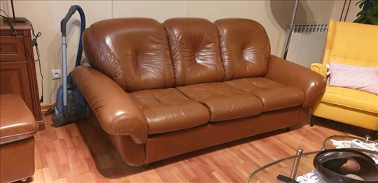 Sjajna ponuda - Hitno kožna garnitura- teleći boks