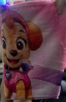 Patrolne šape Skaj ćebe 130x150cm, novo