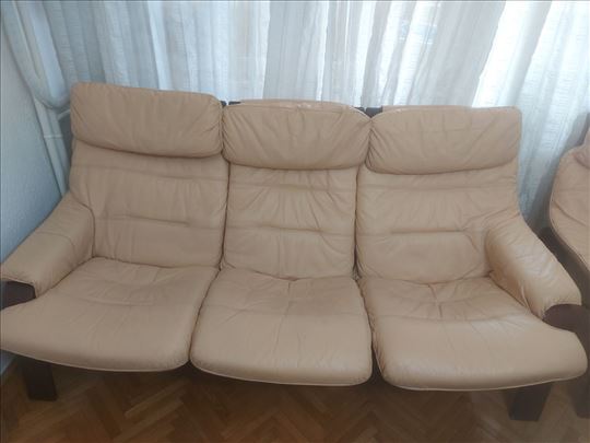 Trosed i 2 fotelje - Simpov kozni namestaj