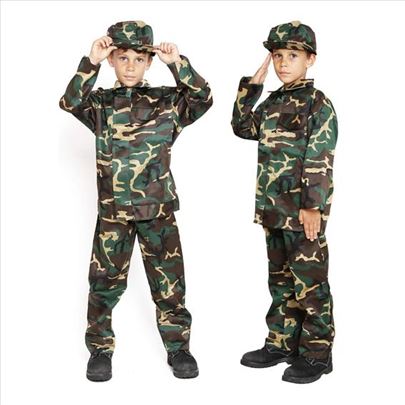 Vojnik kostimi za decu sa oružjem