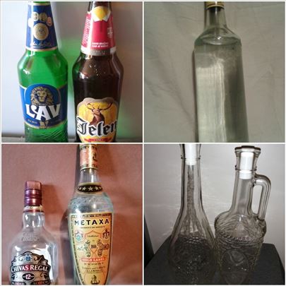 Флаше празне разне / пивске, ракијске ПРОДАЈЕМ