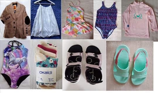 Paket dečje garderobe za devojčice 9komada  