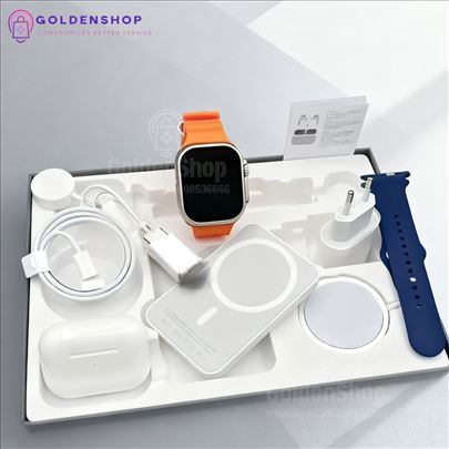 Pametan sat X12 set sa slušalice, Power bank, Bezi