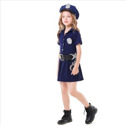 Policajka kostim za decu od 5-7 god