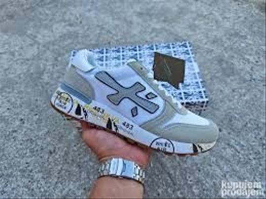 Premiata Mick 483 White Beige; NOVE Bele Premijata