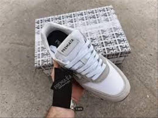 Premiata Mick 483 White & Silver; NOVE