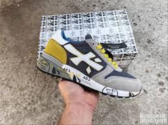 Premiata Mick 483 Yellow Silver; NOVE Žuto Sive Pr