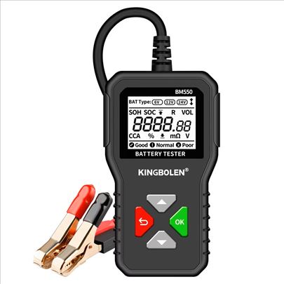 Kingbolen BM550 Tester akumulatora 6, 12, 24V