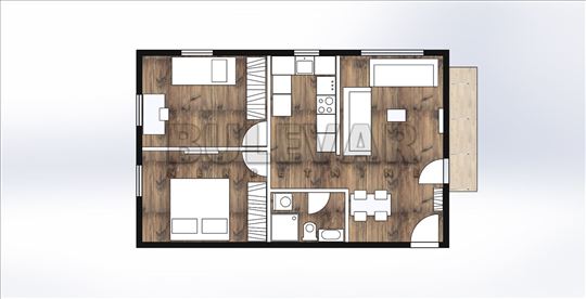 Novogradnja u blizini OŠ "Mika Antić", 2.5, 58 m2