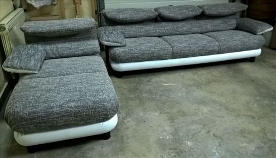 Garnitura Dvosed Trosed, Mebl stof koza
