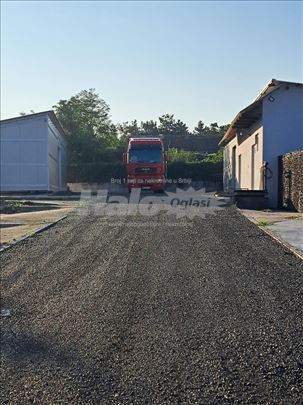 Izdajem magacin + 7 ari placa - šleperski prilaz