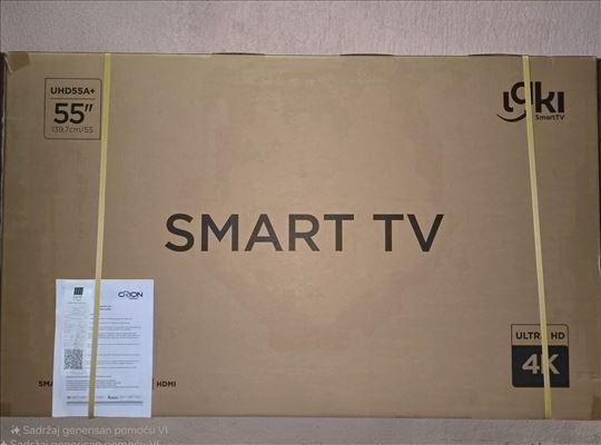 Laki TV 55" 4K UHD / Garancija do 25.08.2027 / NoV