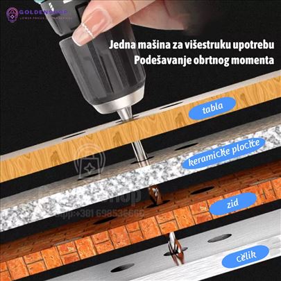Makita aku Busilica šrafilica 18v dve baterije