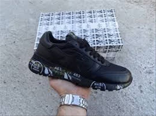 PREMIATA MICK 483 Low Top; NOVE Triple Black