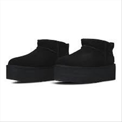 UGG Mini Platform Black Čizme; NOVE Crne