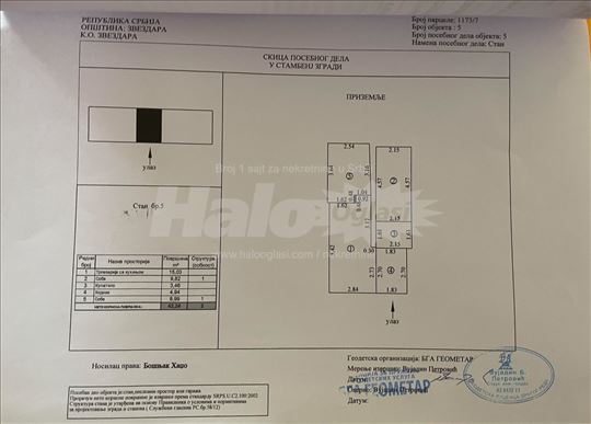 Prodaja stana – Zvezdara (kod Bogoslovije, Severni