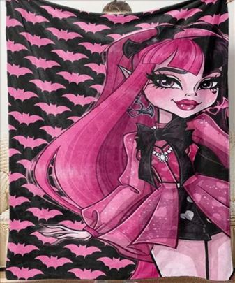 Draculaura Monster High ćebe, pokrivač 80x120cm