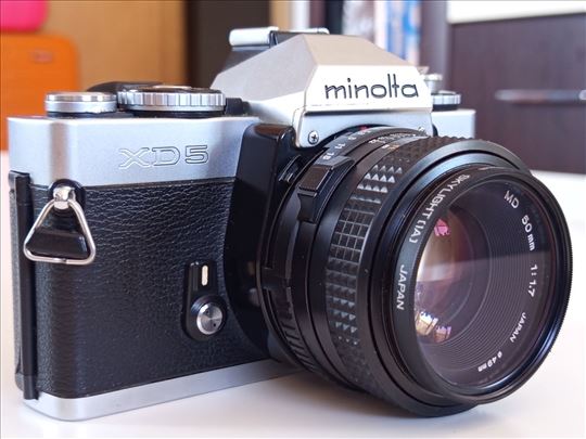 Minolta XD5 i Minolta MD 50mm f:1.7 (na stanju)