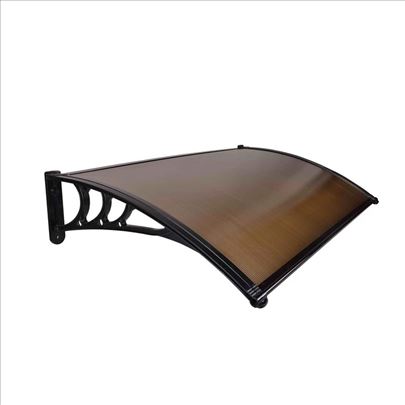 Nadstrešnica 150x100cm Crna Bronza