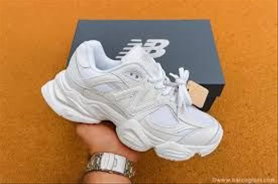 New Balance 9060 Triple White Leather