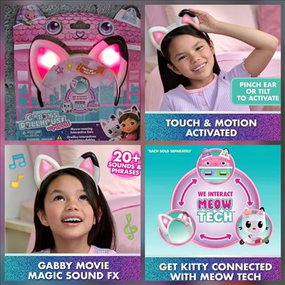 Nove Gabi uši Gabbys Dollhouse rajf 2025, svira