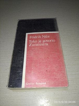 Fridrih Niče Tako je govorio Zaratustra