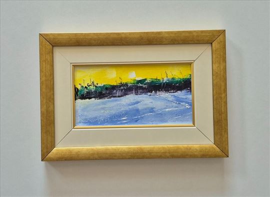 Ulje na platnu - Mali zalazak sunca, prelepo!