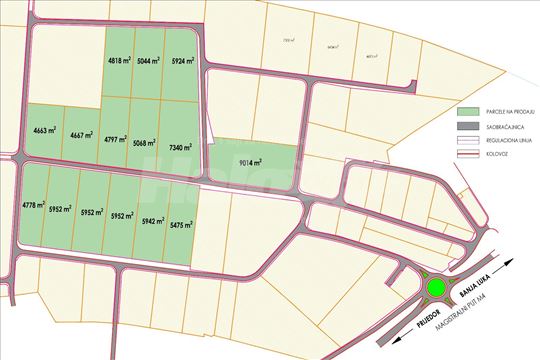 Građevinsko zemljište Banja Luka Tunjice 50000m2