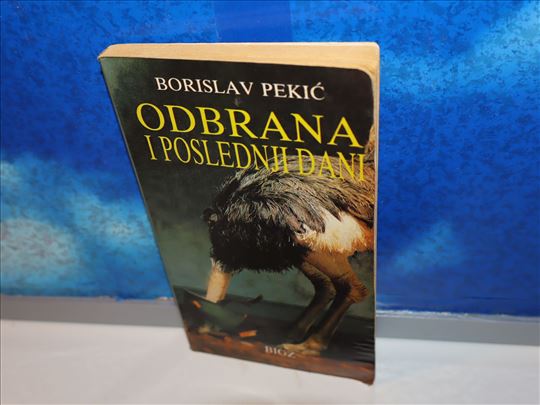odbrana i poslednji dani borislav pekić