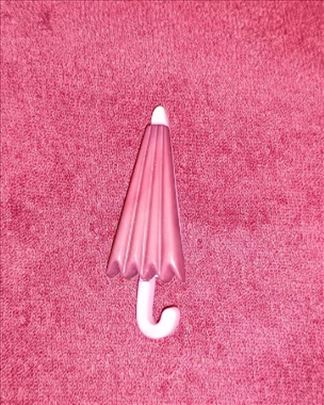 Ljubicast brosh u obliku kisobrana