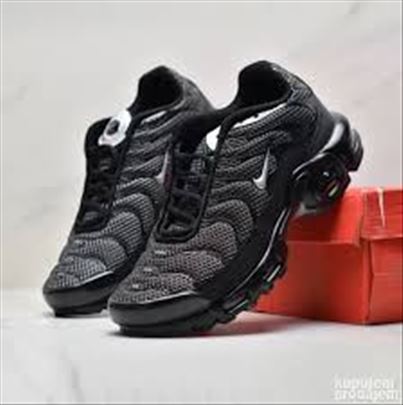 Nike Air Max TN Plus Black Suede Silver
