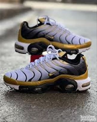 Nike TN Air Max Plus White Metallic Gold Black; Li