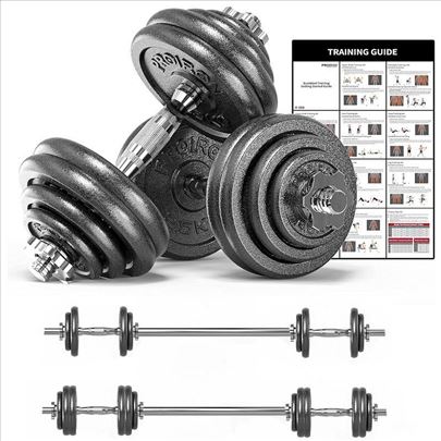 2u1 Set Bučica Tegova Sa Podesivom Težinom do 28kg