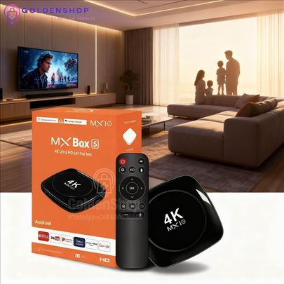 Smart TV BOX Android MxBox10-s 4/64GB 2.4/5G-WIFI