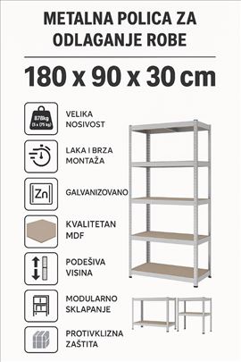 Metalna polica za odlaganje robe novo