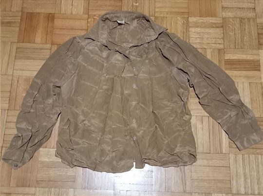 Svilena kosulja oker