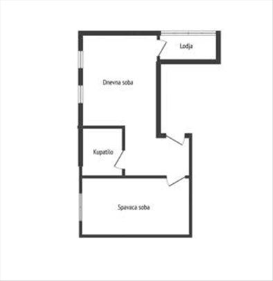 Dvosoban stan 43m² – Dragice Končar