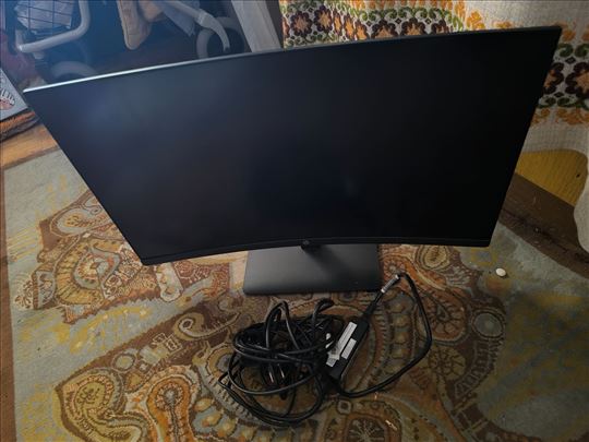 HP 27"zakrivljeni monitor,serijski brojCNC9161JQH 