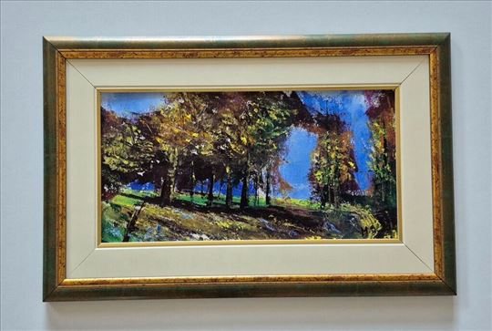 Ulje na platnu - Zelena priroda, prelepo!