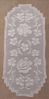 Unikatan ručno heklani milje (90 x 40 cm) 