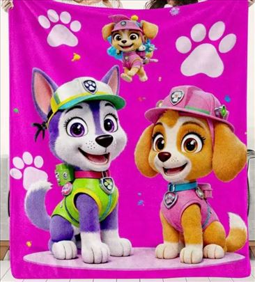 Patrolne šape pokrivač ćebe,  novo