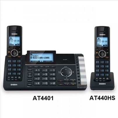 Dvolinijski bežični telefon Uniden AT4401
