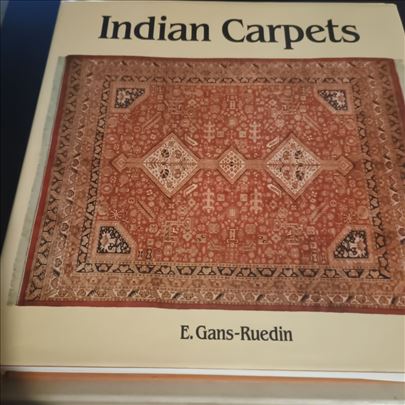 Indian Carpets Book by Gans-Ruedin Erwin 1984 1st 