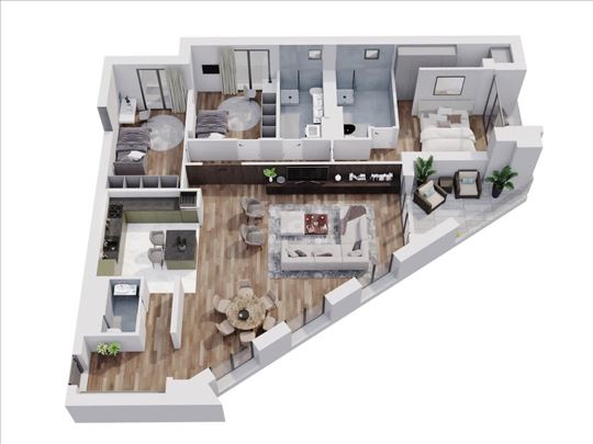 Luksuzna novogradnja 151m2 Vračar 