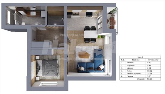 Nov stan u ogradjenom kompleksu