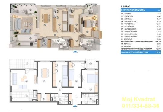 Zemun - Gornji grad, vrhunska novogradnja!