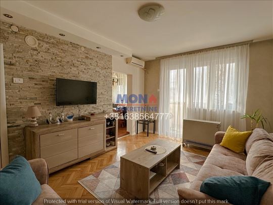 Kompletno renoviran, 2.0 stan,56m2, ugao Gandijeva