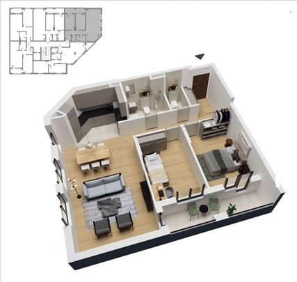 Mirijevo, 3.0, 75m2, +PDV